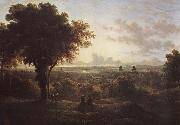 John glover View of London from Greenwich USA oil painting artist
